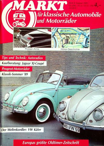 Oldtimer Markt 08/1989 Oldtimer Markt 08/1989
